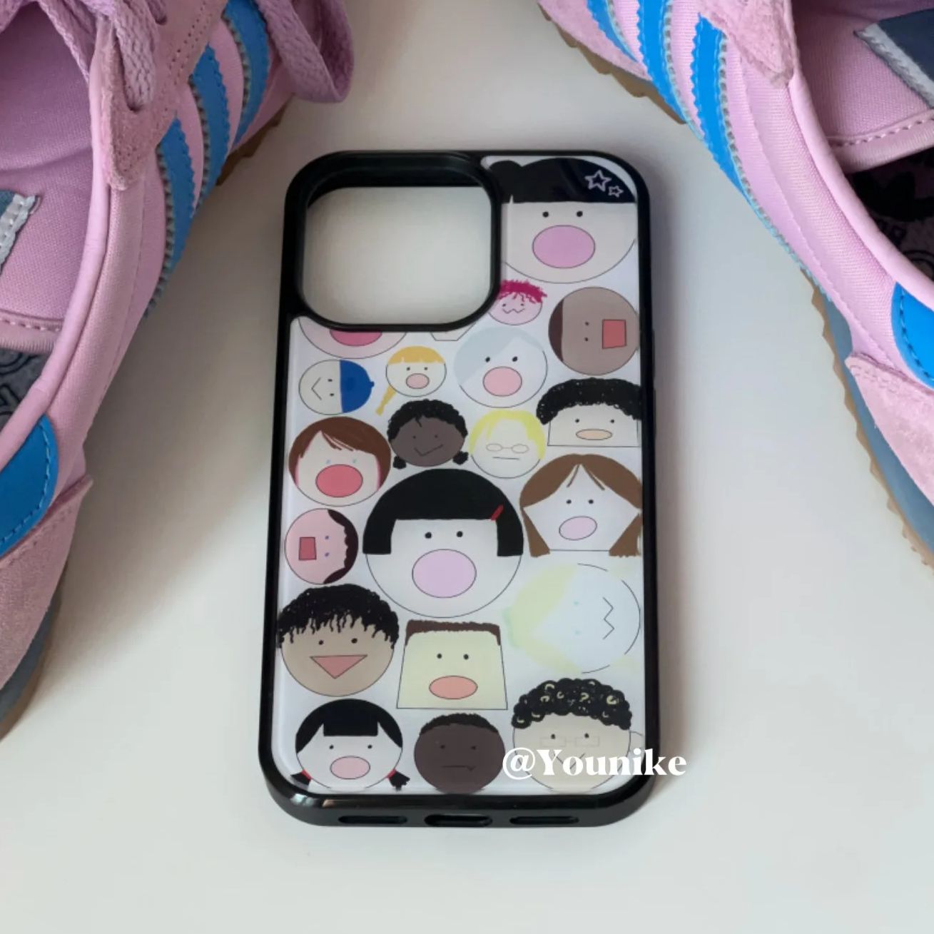 Y2K Phone Accessories - Karikatür Kore Tarzı Sevimli Büyük Başlı