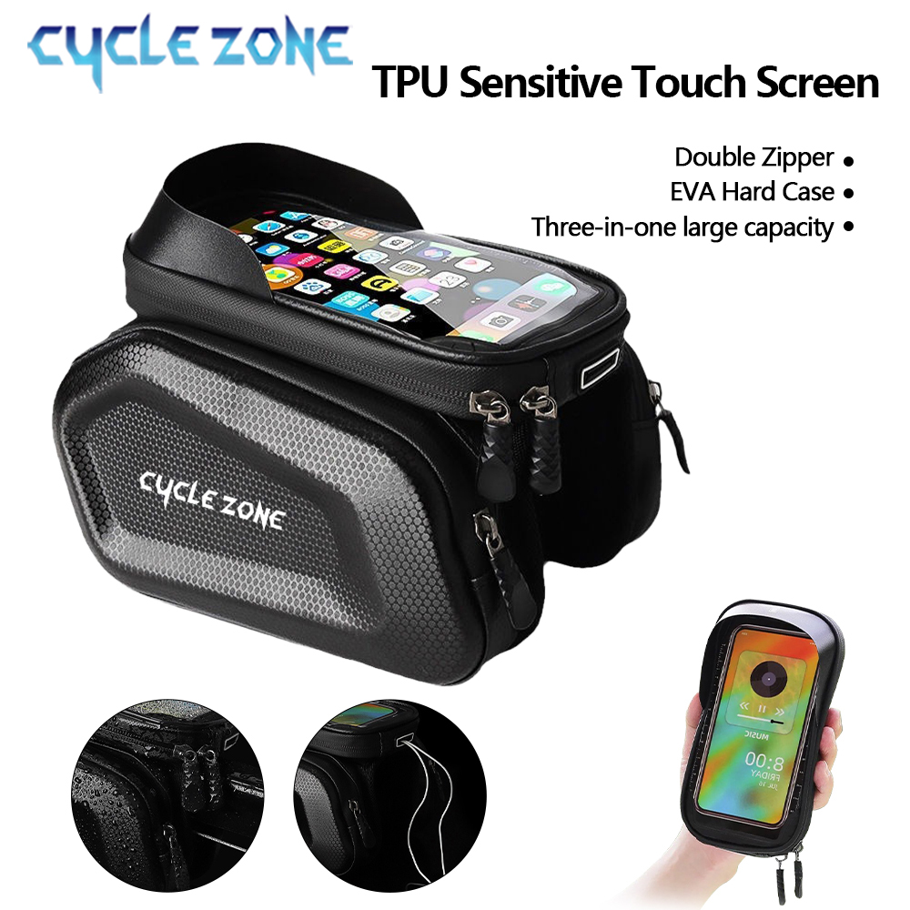 Phone Zone Accessories - Bisiklet Telefonu Çantası Bisiklet Üst Ön