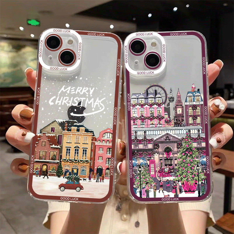 Xiaomi Phone Accessories - Kış Yeni Yıl Noel Sokak Manzarası