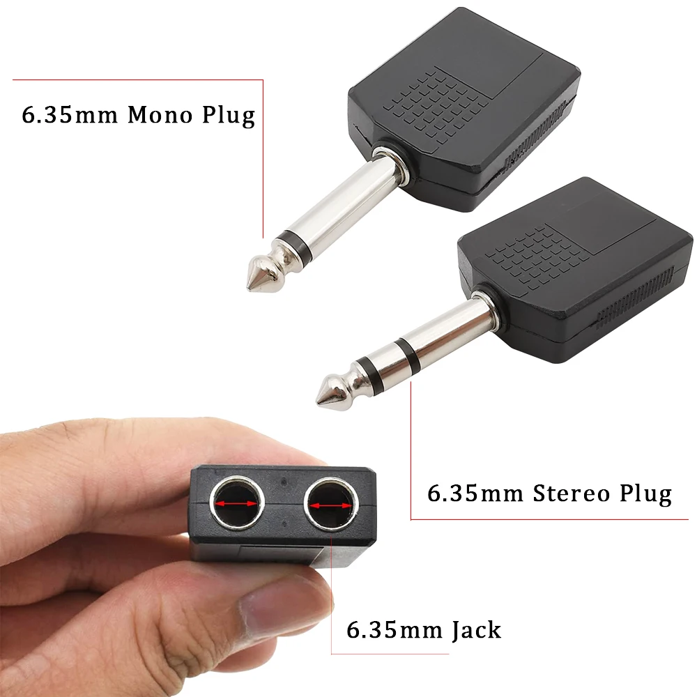 Earphone Splitter Jack - 2 ADET 1/4 
