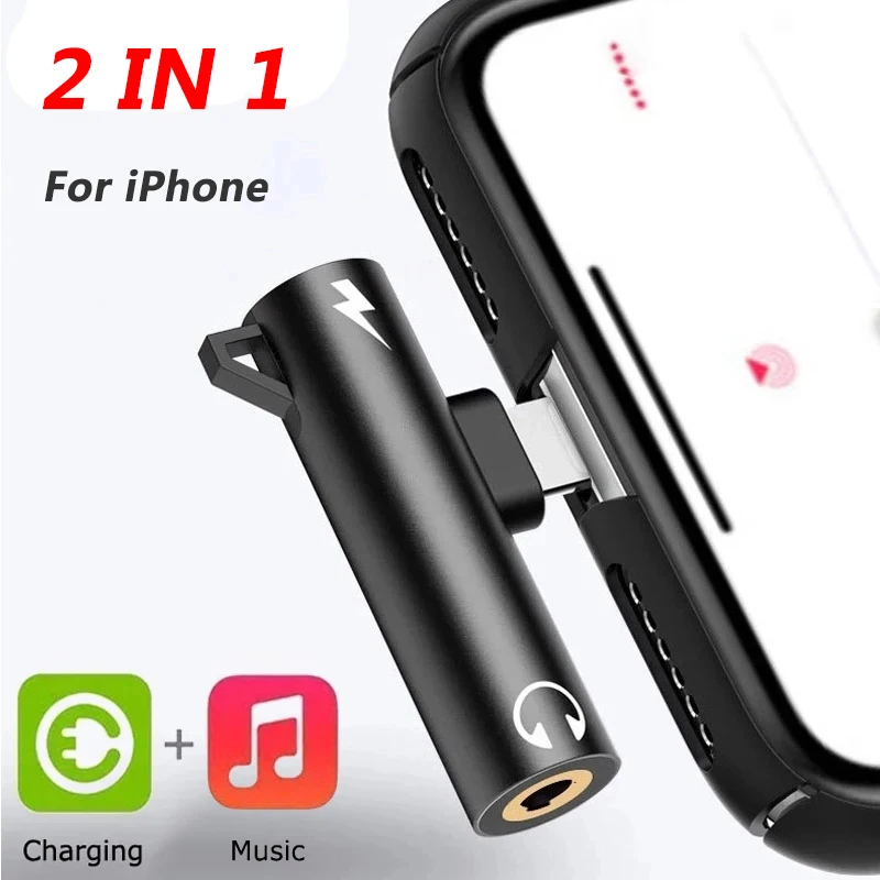 Earphone Splitter Jack - iPhone 14 13 12 11 X