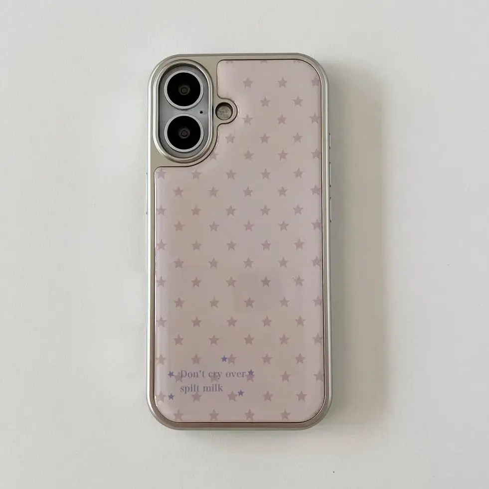 Y2K Phone Accessories - Kore Tarzı Kız Kalbi Pembe Yıldız