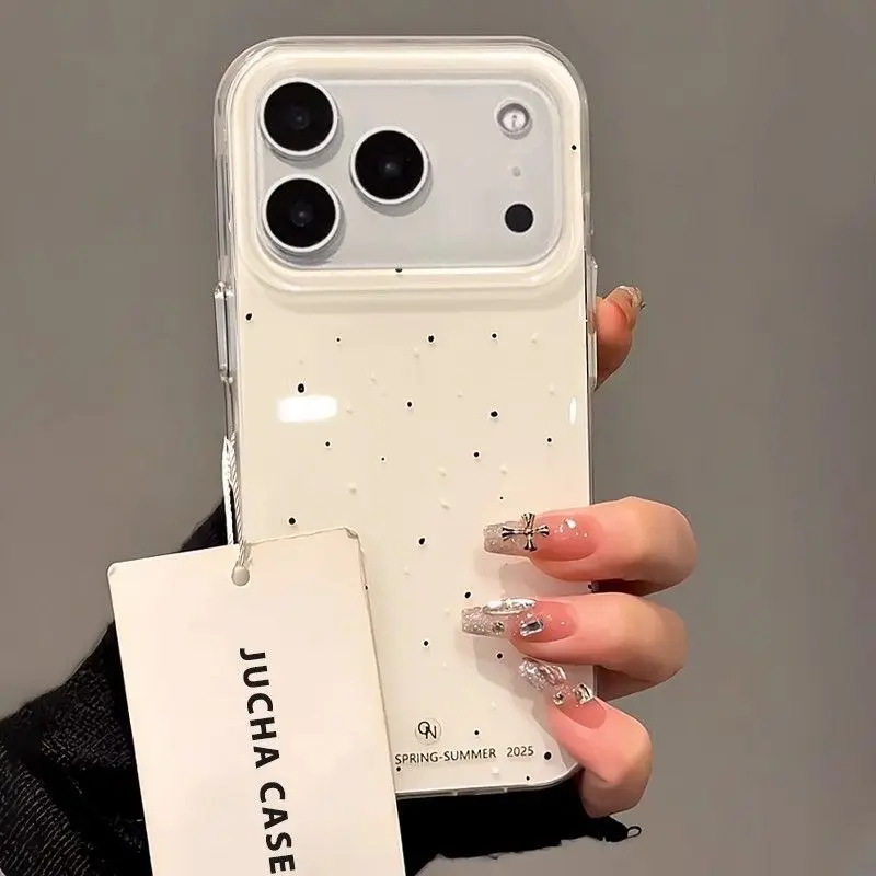 Y2K Phone Accessories - Kore INS Sıçrayan Mürekkep Puantiyeli Karikatür