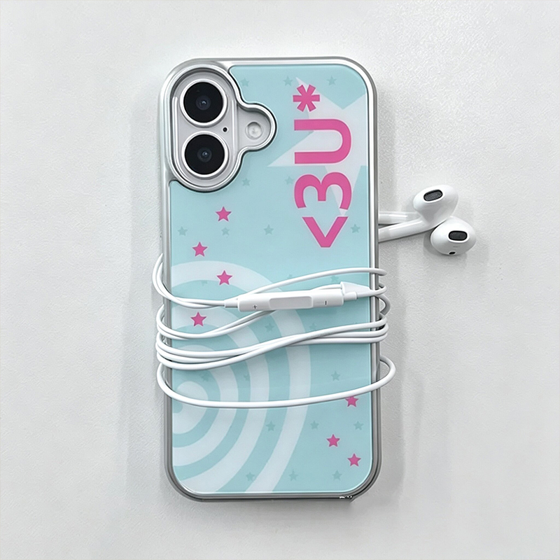 Y2K Phone Accessories - Y2K Yaratıcı Tatlı Serin Nane Mavisi