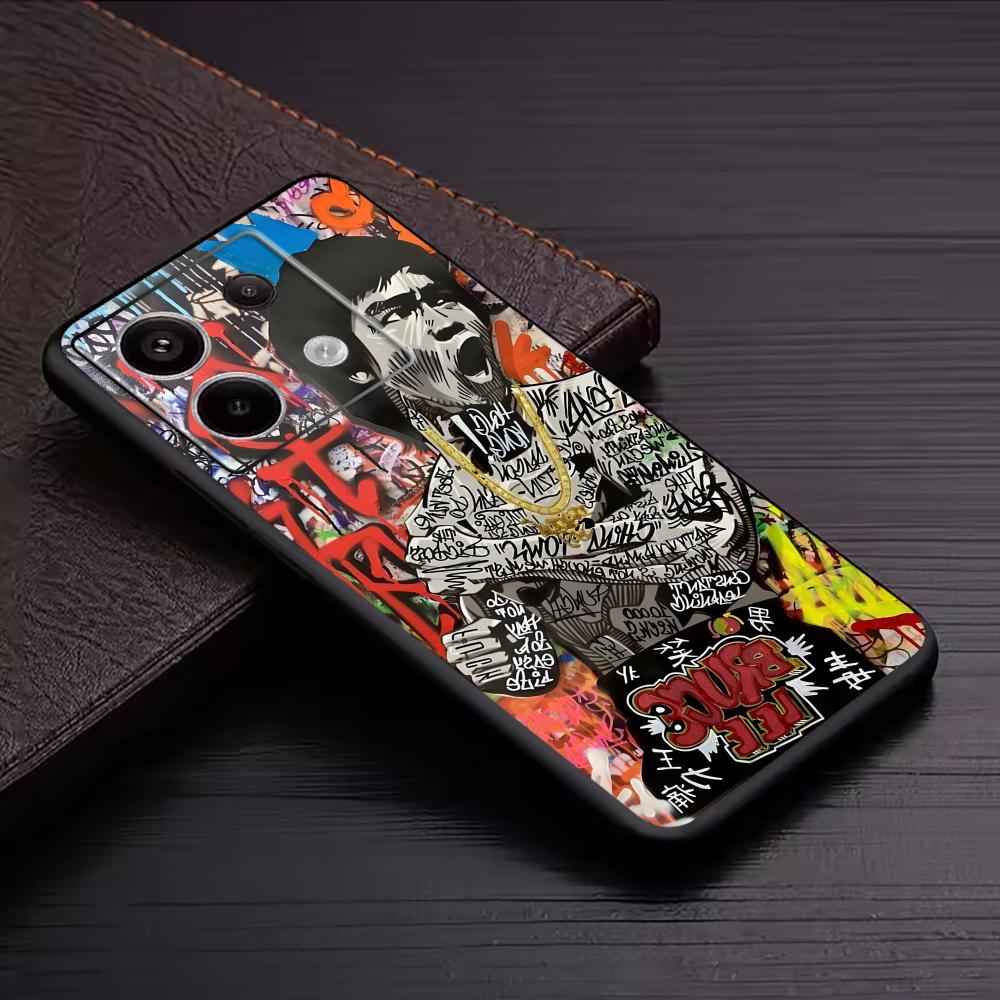 Banksy Graffiti Sanat telefon  - Xiaomi Phone Accessories incelemesi ve fiyatı