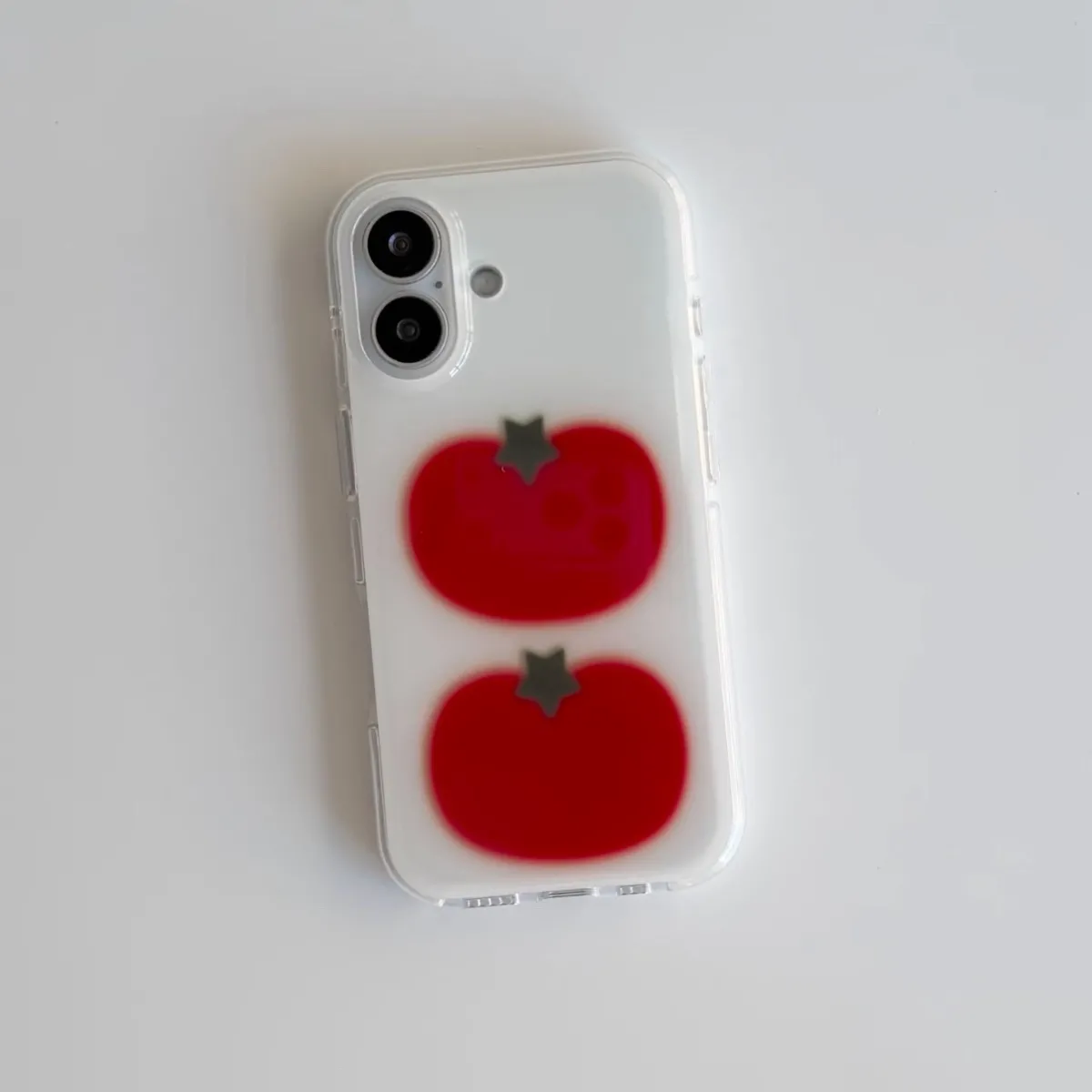 Kore Tarzı İki Ted Domates Kar - Y2K Phone Accessories incelemesi ve fiyatı