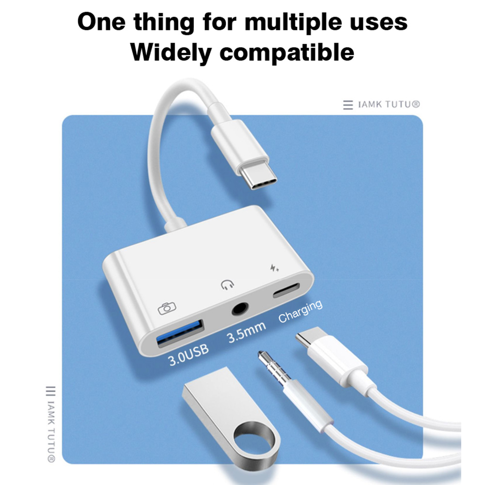 3'ü 1 Arada Tip C - 3.5mm Jack - Earphone Splitter Jack incelemesi ve fiyatı