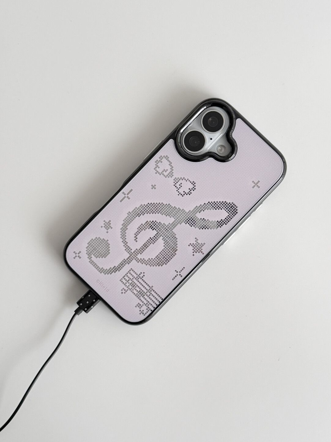 Kore Pembe Mozaik Nota Desenli - Y2K Phone Accessories incelemesi ve fiyatı