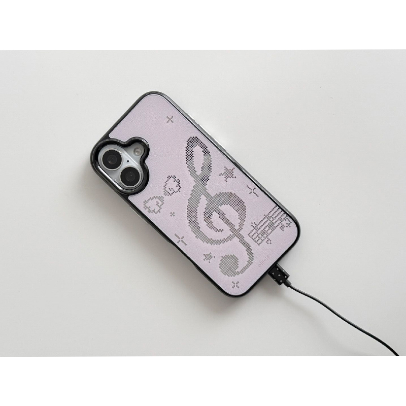 Kore Pembe Mozaik Nota Desenli - Y2K Phone Accessories incelemesi ve fiyatı