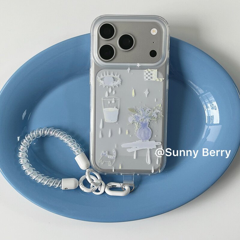 Kore Tarzı Mavi Gözyaşı Vazo İ - Y2K Phone Accessories incelemesi ve fiyatı